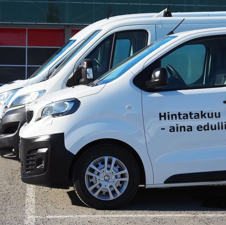 Pakettiautot - Oulun edullisin hintatakuulla