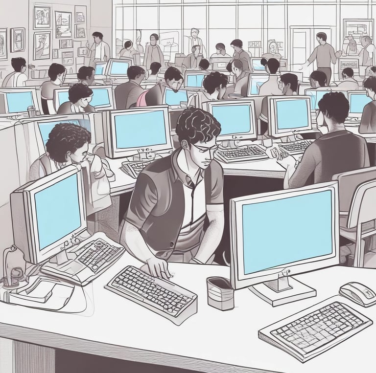 a man in a hat and a hat on a television screen