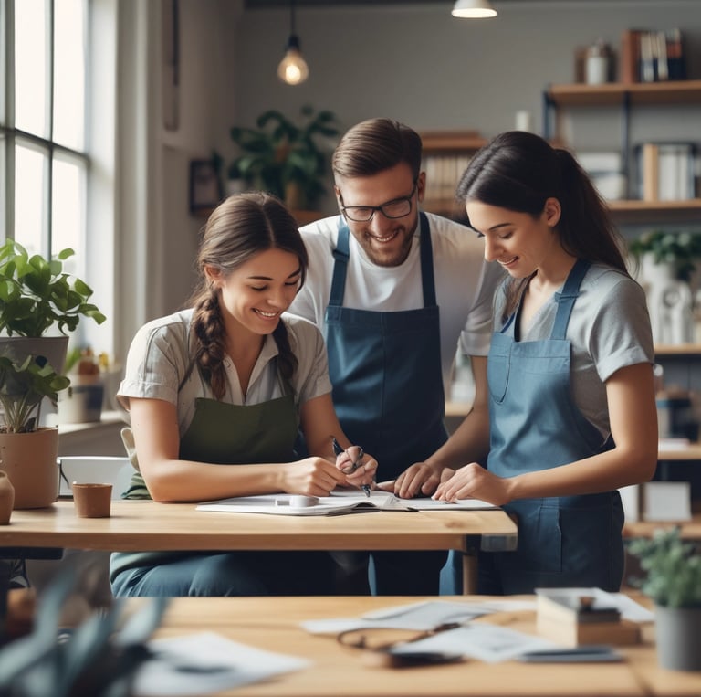 A warm handshake between two business partners symbolizing trust and collaboration.