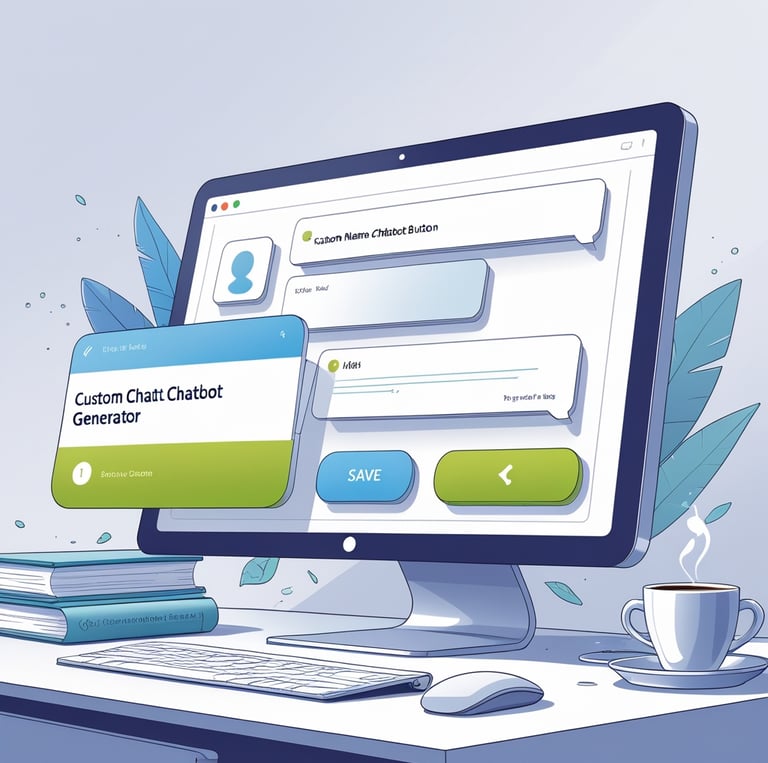 a computer monitor screen with a computer screen displaying a customiza website