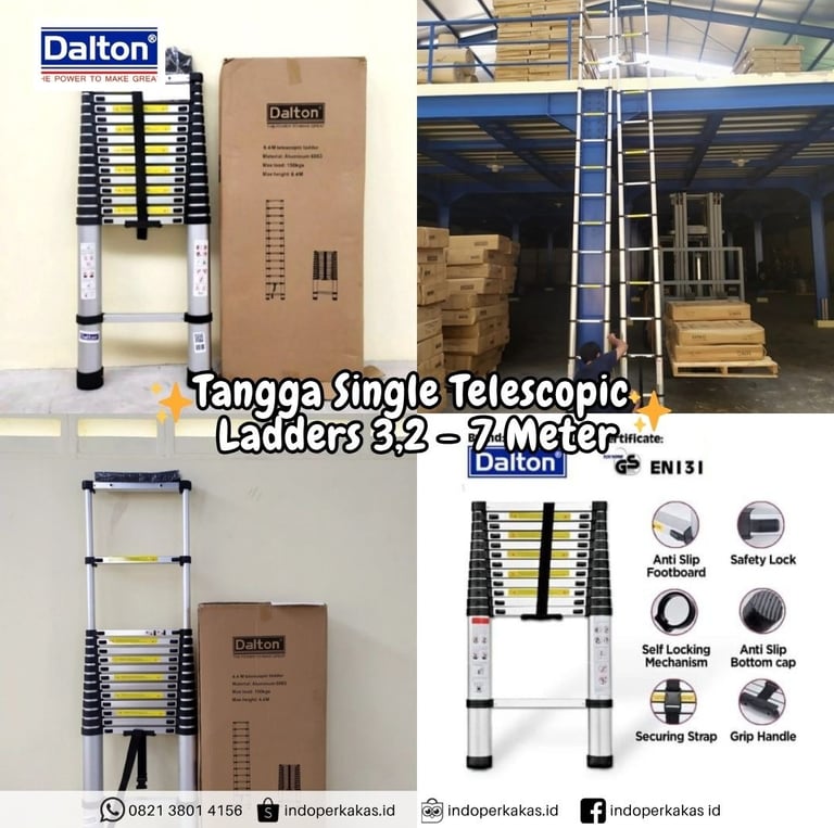 tangga dalton teleskopik single