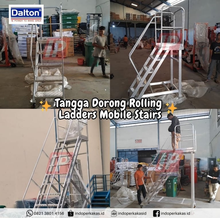 Tangga Dorong PLatform Stair Dalton