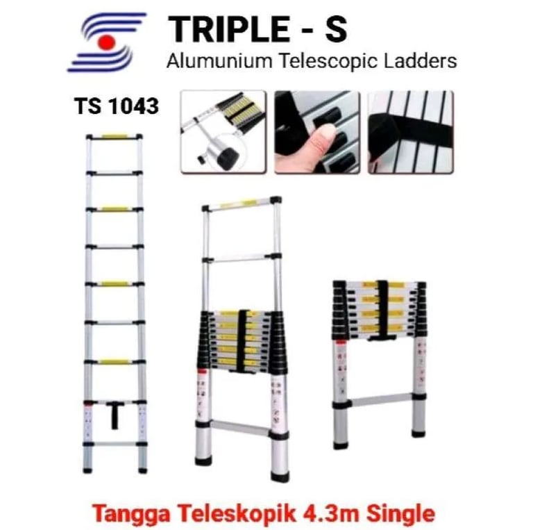 Tangga Teleskopik Triple-S Termurah