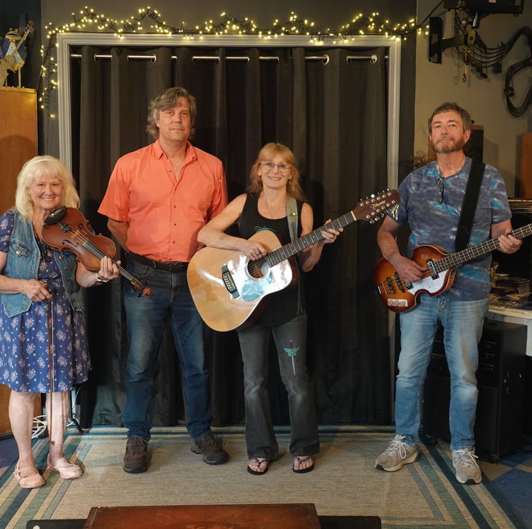 Members of Celtic and Folk Band Crossmolina.