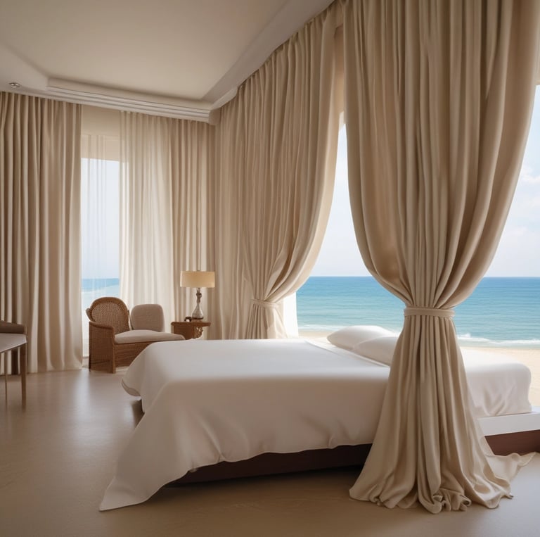 A modern factory producing roller blinds.