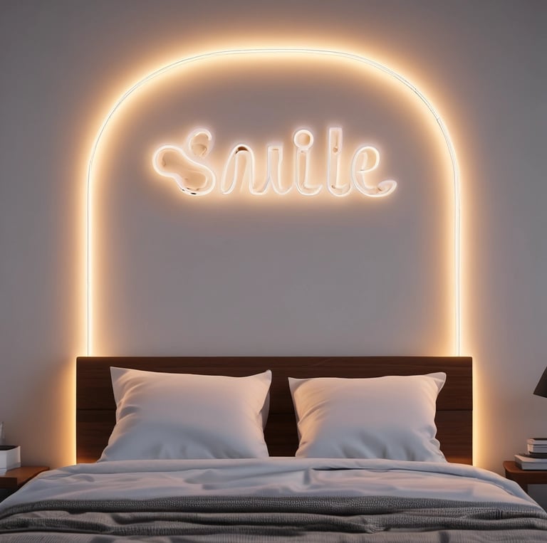 A vibrant neon sign representing intelligence and innovation.