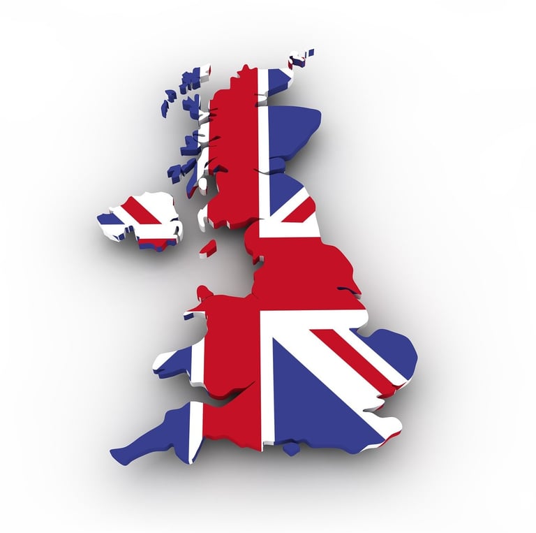 map of britain