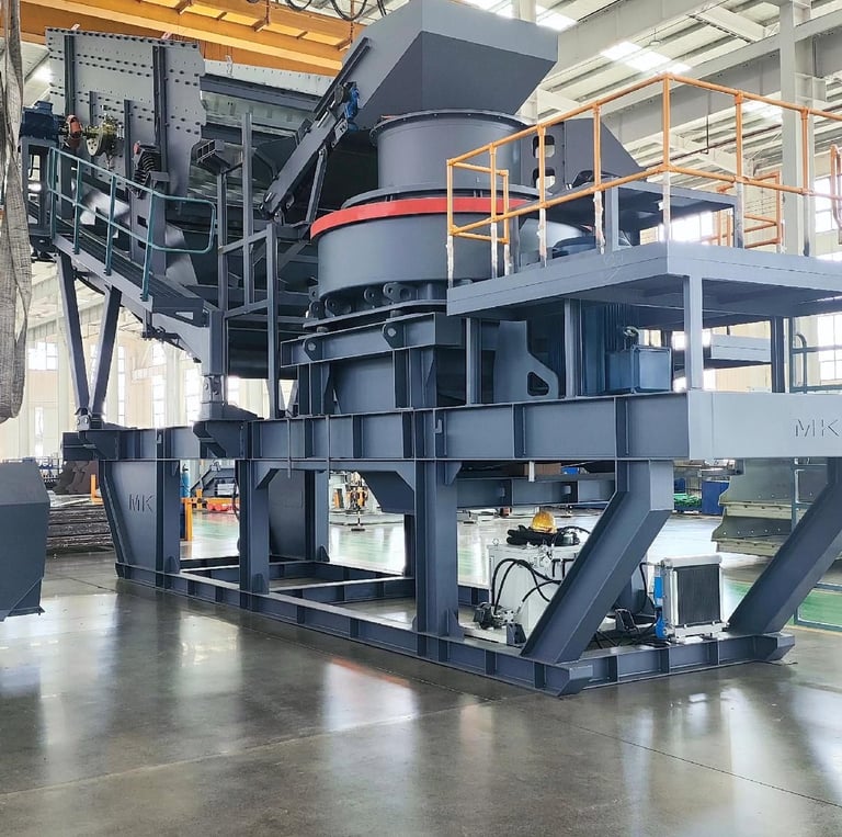 MINGYUAN Skid crusher plant, skid crushing module, skid crusher for sale, skid crusher plant, semi mobile crushing plant