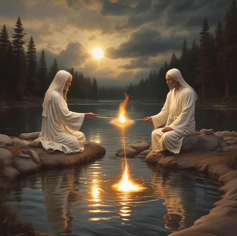 A serene landscape symbolizing healing and empowerment.