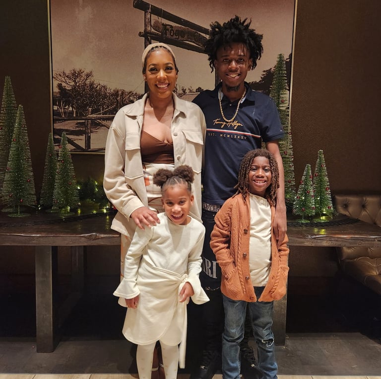 4 children in a church