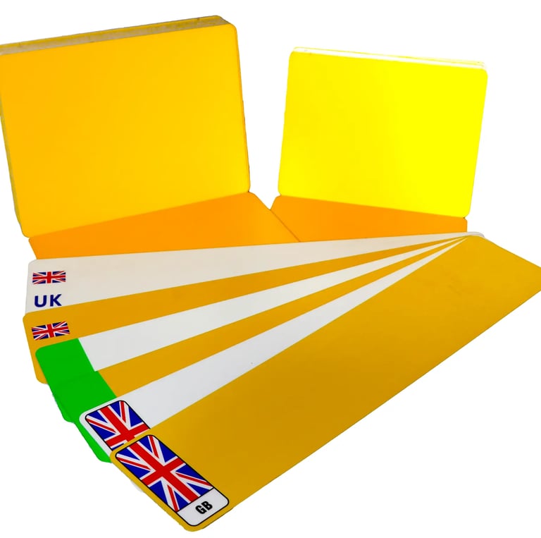 high quality blank number plates