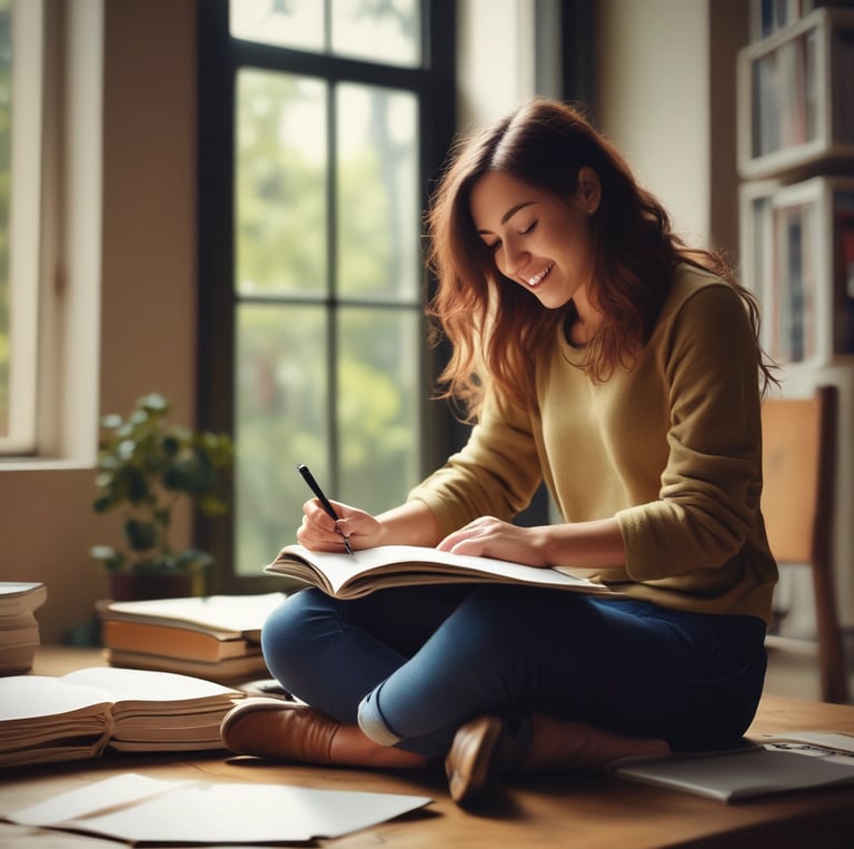 A page from a book titled 'Aftermath of Buying' focuses on mastering one's mindset. The text advises taking time to meditate, surround yourself with wisdom and understanding, and avoid distractions. It emphasizes setting goals and thriving instead of just surviving.