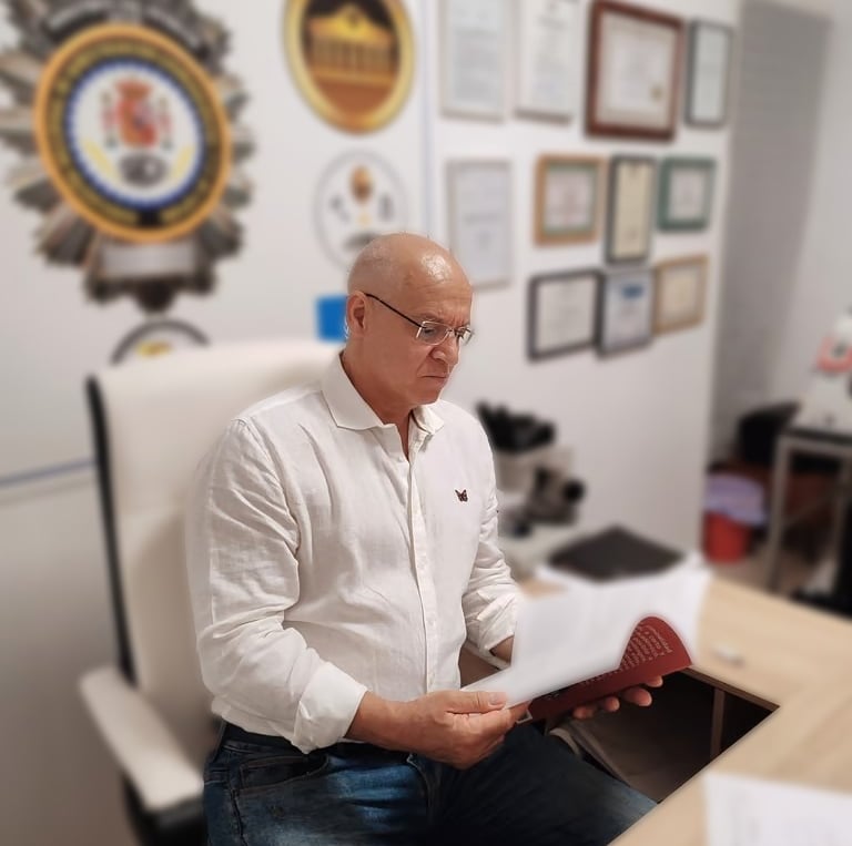 Luis Santos, criminólogo técnico‑científico y presidente vitalicio de ANICRIM