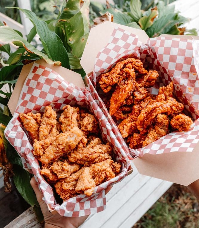 Honey Garlic and Yang Nyeom boneless chicken 