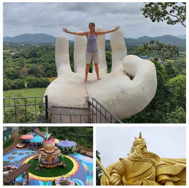 thailand takua pa dredger cafe bangmara hill