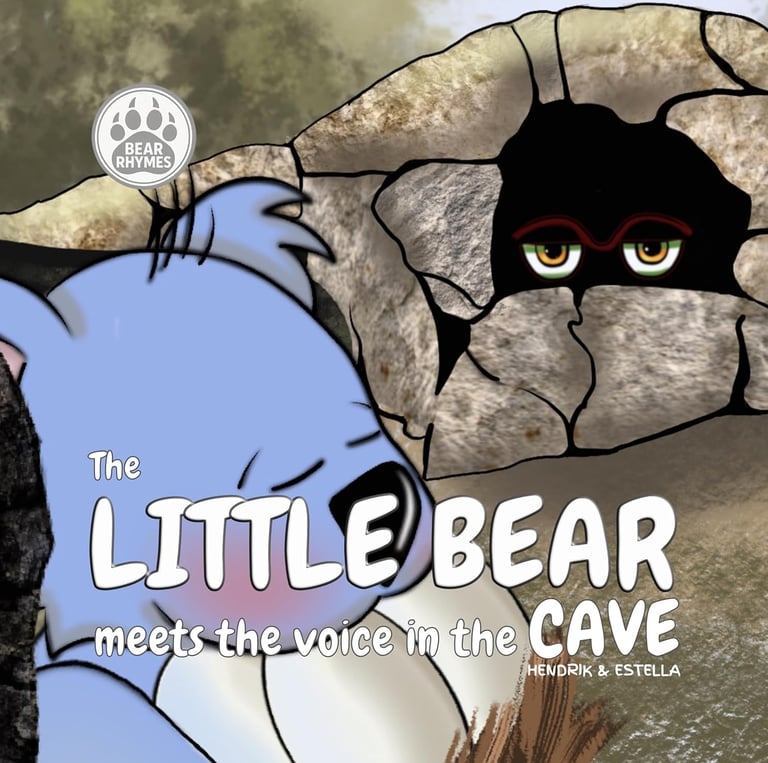 bear rhymes little bear's illustrated kids book cover