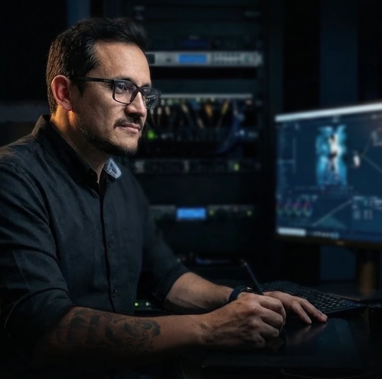 Fotografía de producto premium con expansión digital generada por IA