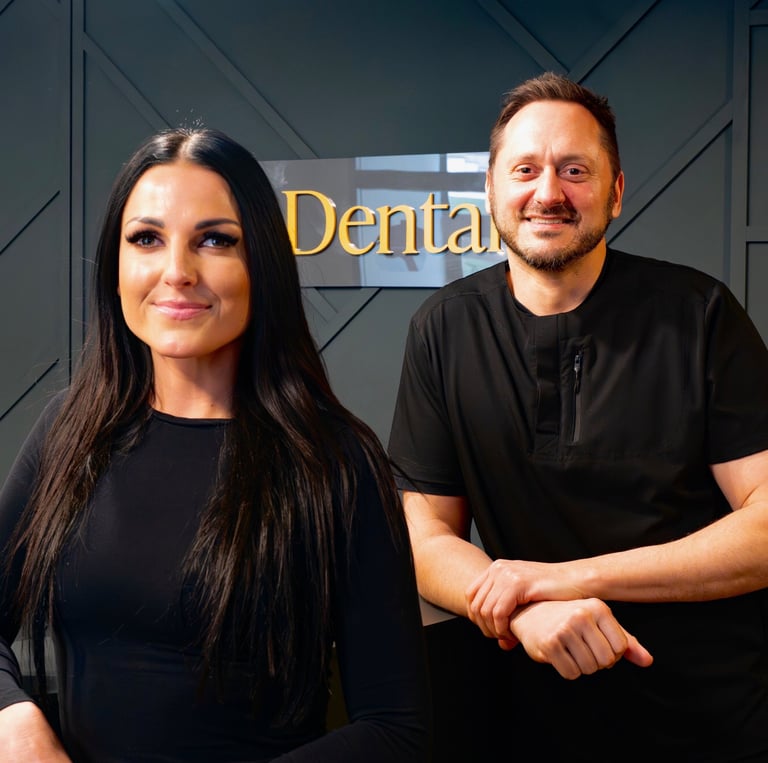 Dr. Ben Rakusan and team at DentalX dental clinic in Prague