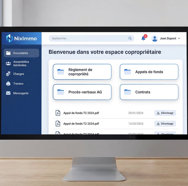 espace copropriétaires niximmo