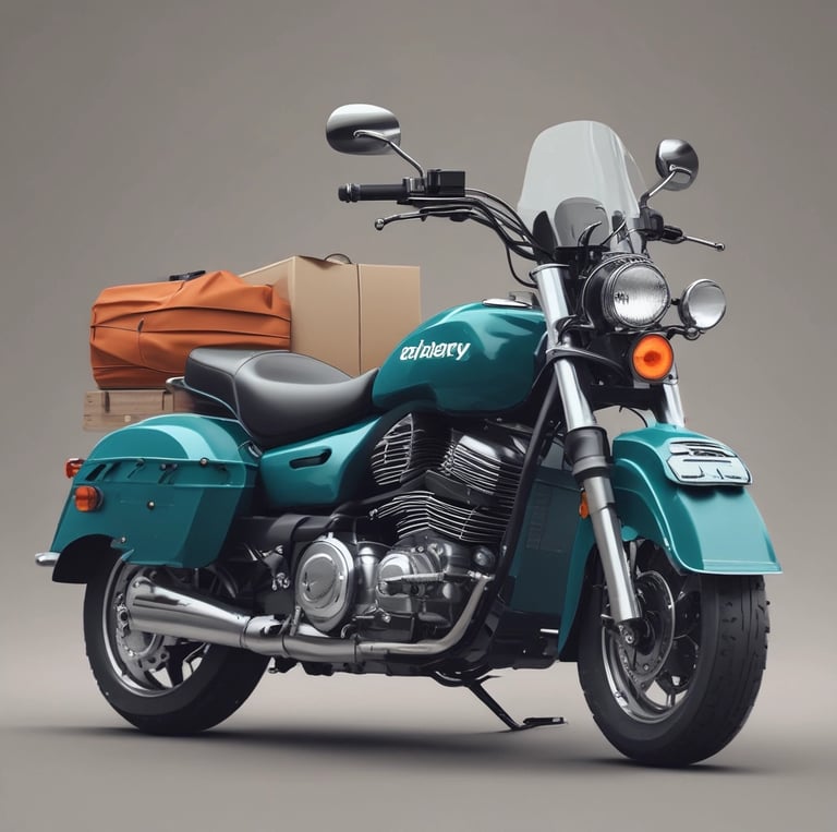 A professional team carefully loading a motorcycle onto a transport truck in Bangalore.