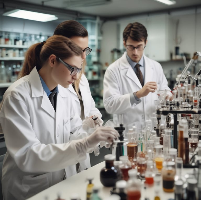 A serene image of natural supplements displayed on a wooden table.