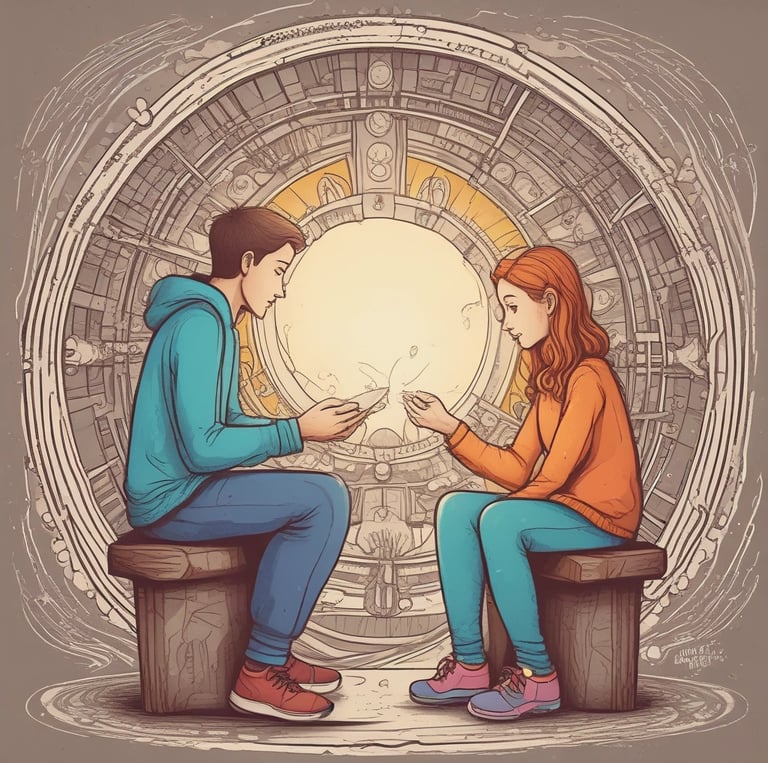 A serene, softly lit room with comfortable seating and peaceful decor inviting calm and reflection.