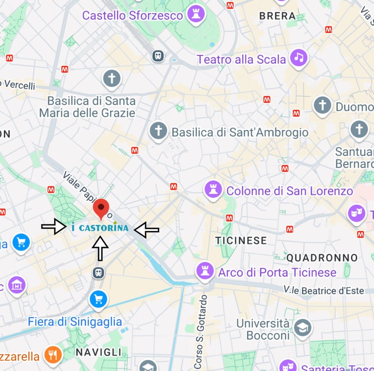 ubicazione centro, viale coni zugna 52, Milano