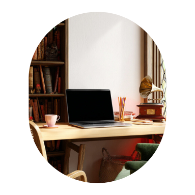 bureau cosy pour la rédaction web seo