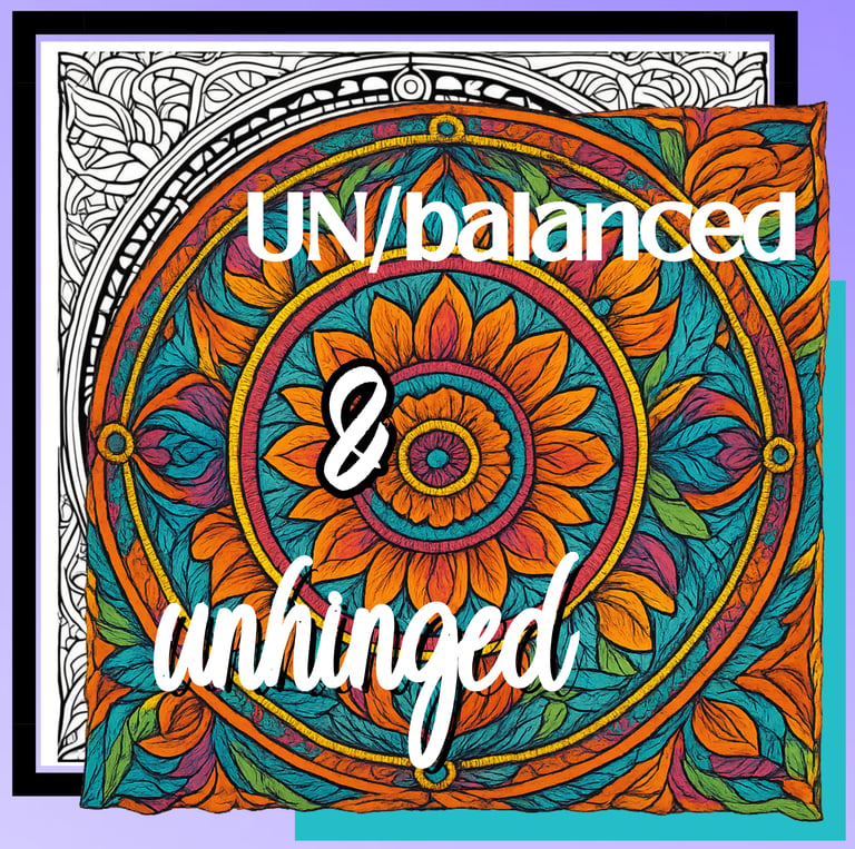 a coloring book with the words unplanned and a sunflower