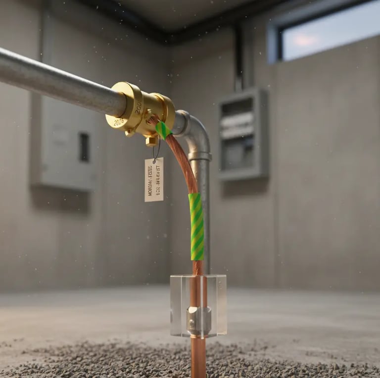 What is a earth bonding in the United Kingdom