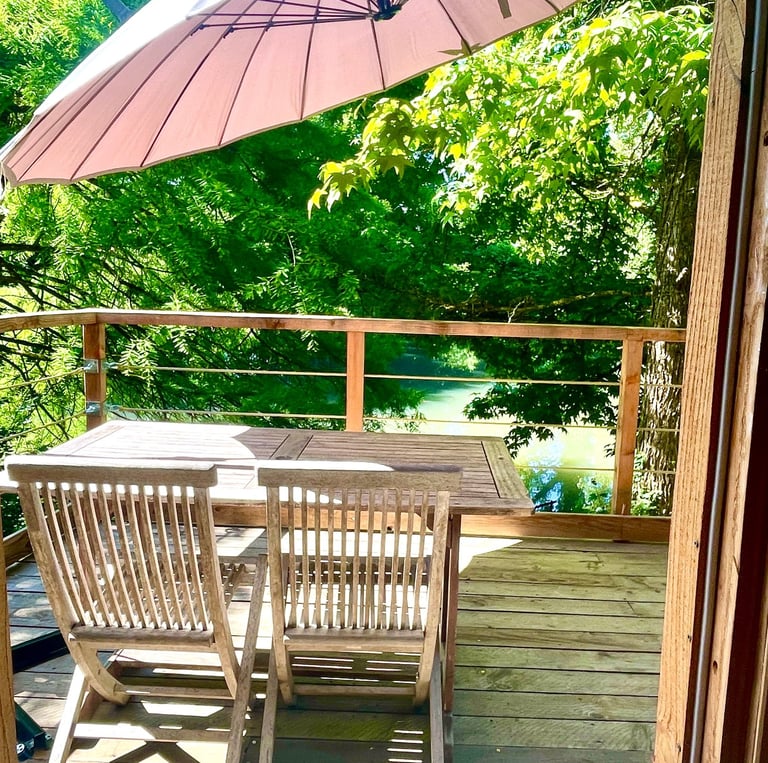 Chalet eau vacances foret nature nevers nièvre