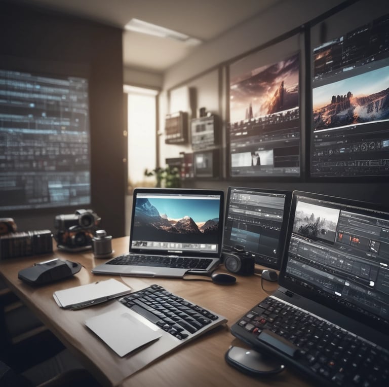 silver imac on brown wooden table