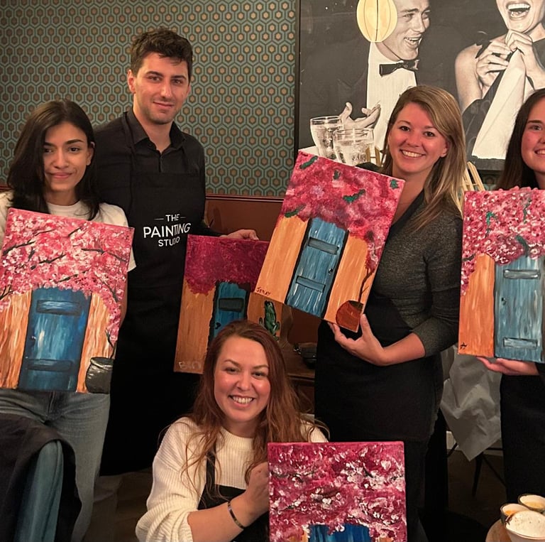 Sip & Paint Events in Haarlem and Amsterdam