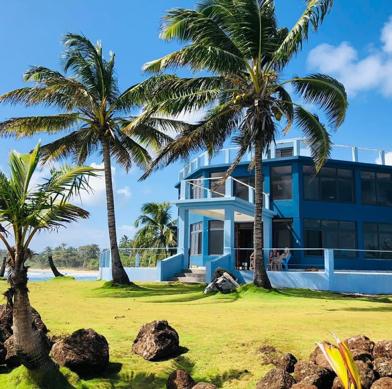 This is Mama Lola's on Big Corn Island
