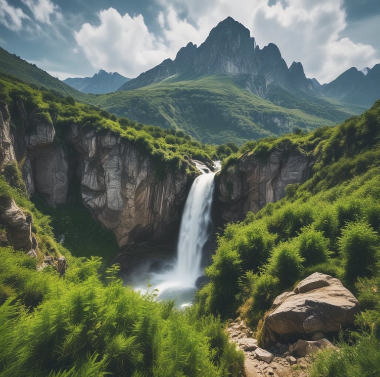 A cozy ceramic mug featuring Béarn mountain designs