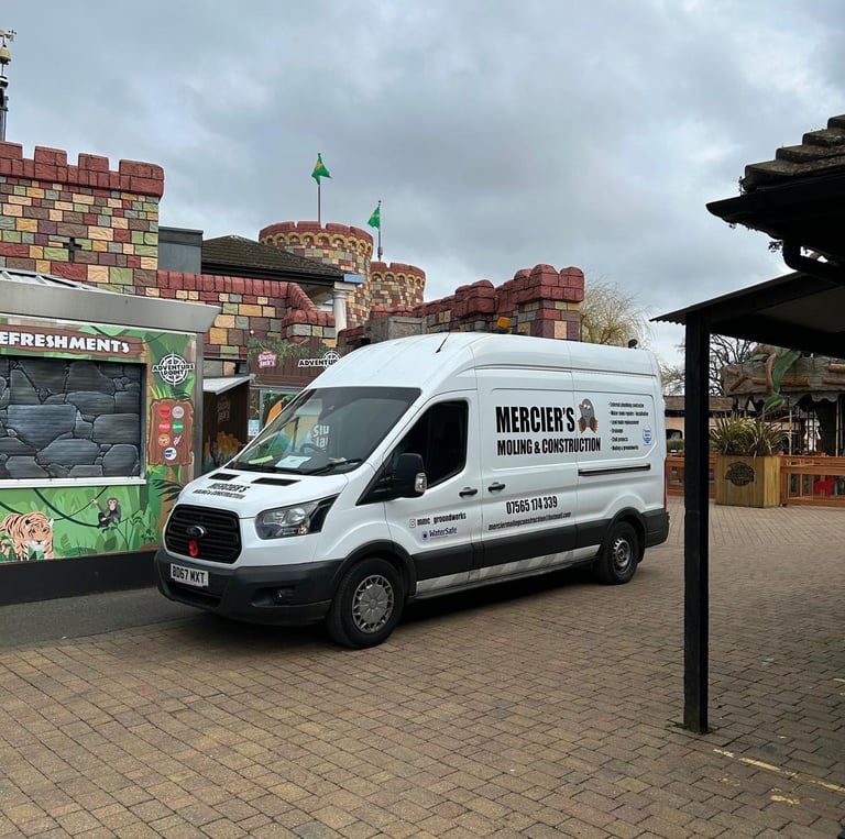 Mercier's Moling and construction at Merlin's Chessington world of adventures in Surrey