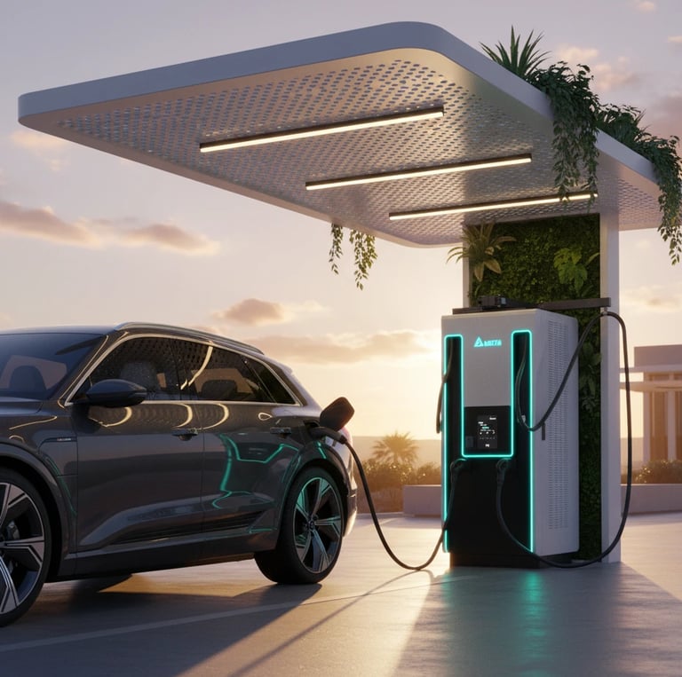 Electric Car charger Qatar- EV charger in Qatar