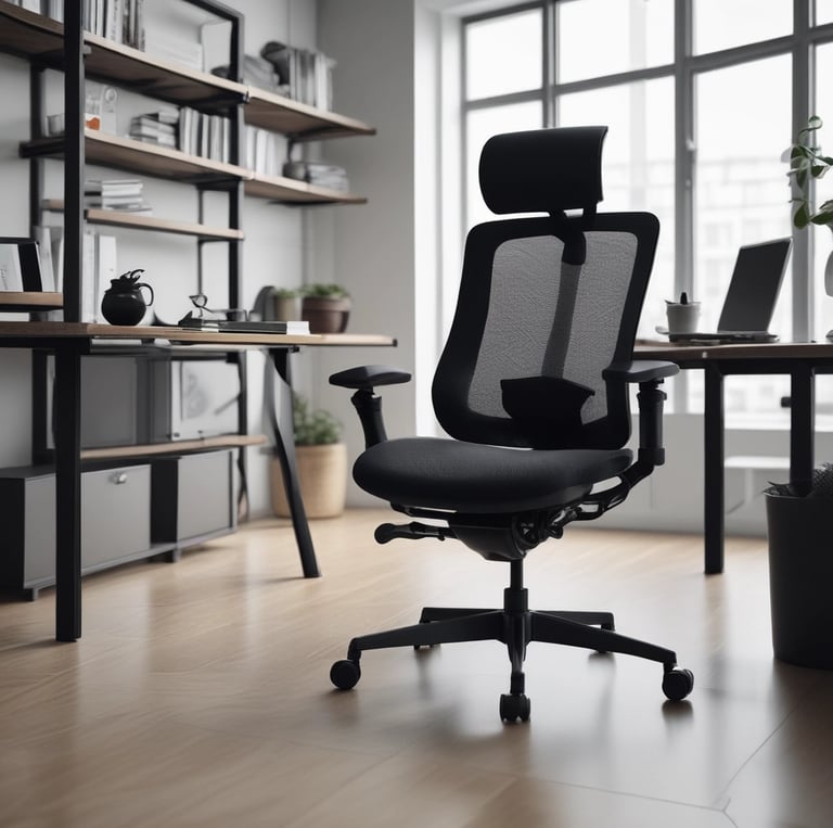 Modern home office setup with sleek, functional furniture from Casa Inka Lima.