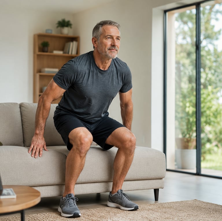 Le Goblet Squat permet de se relever avec aisance au quotidien