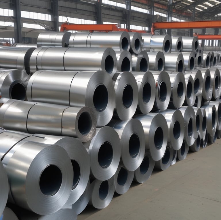 A close up of a bunch of metal objects