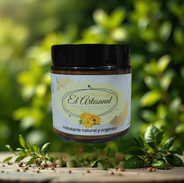 El Artesanal-Frasco-con crema-natural-orgánico 