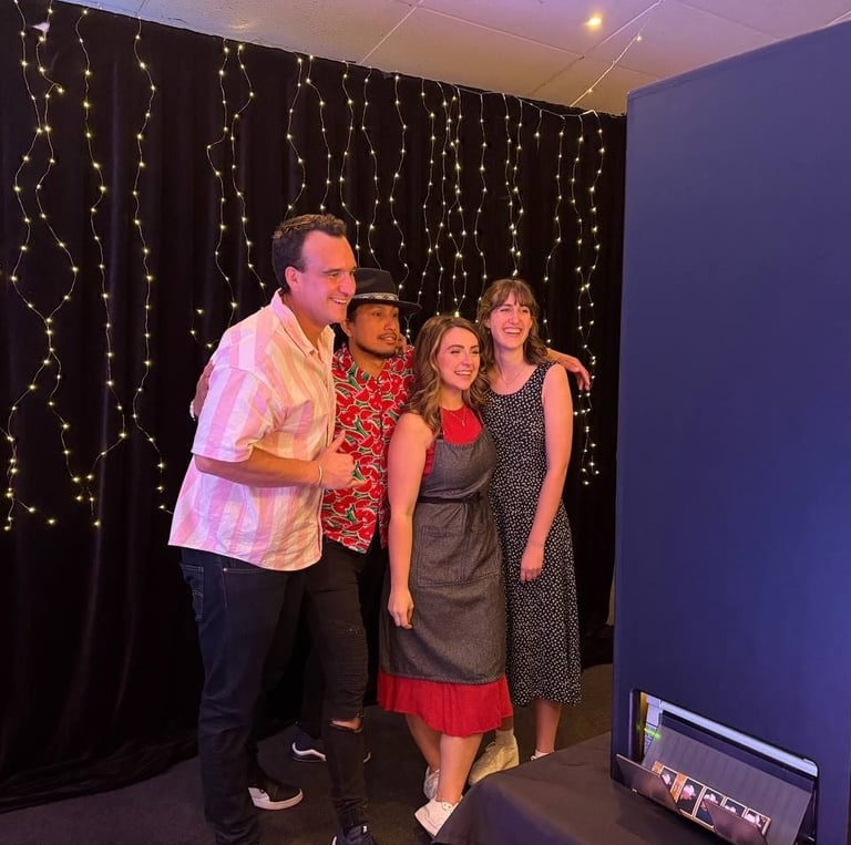 Kiwibooth setup at an event