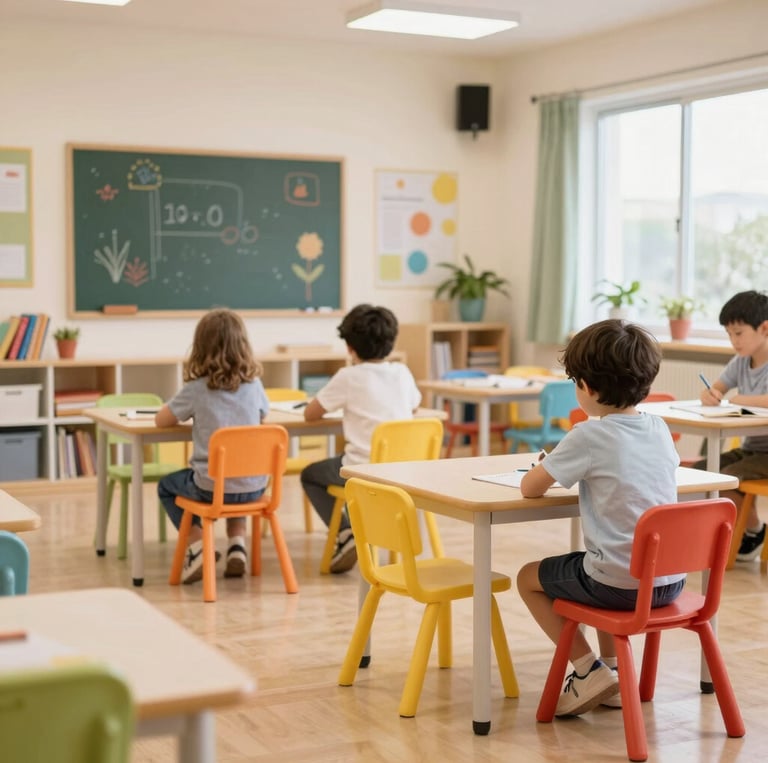 Cours de lange en salle, apprendre en s'amusant