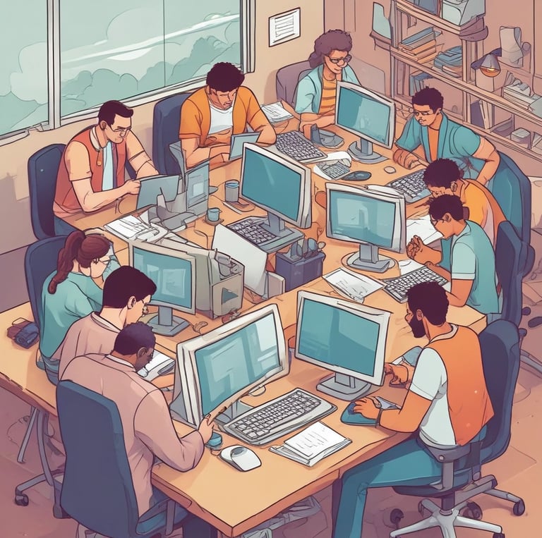 black blue and yellow textile