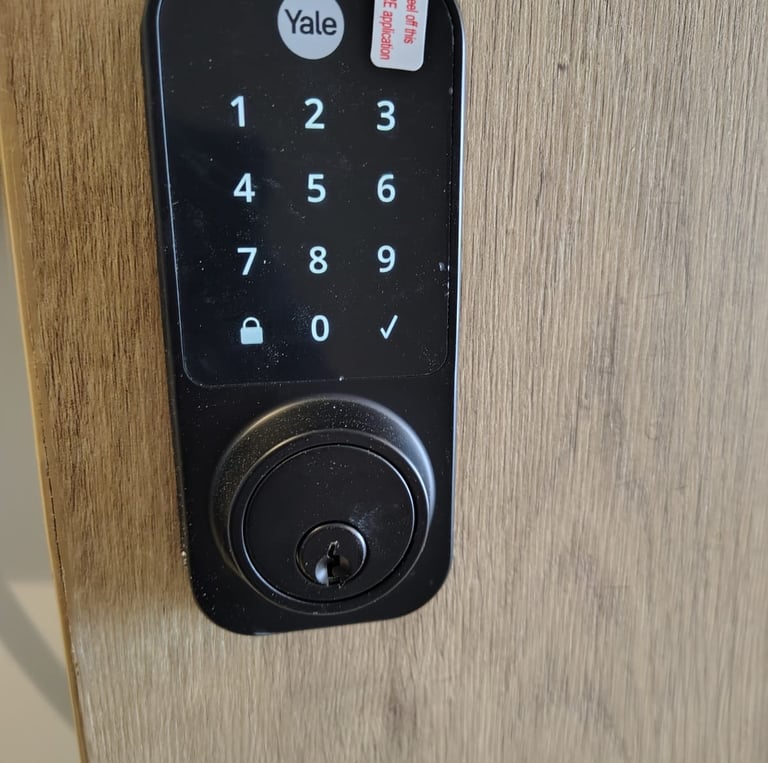 Apertura de cerradura electronica de seguridad