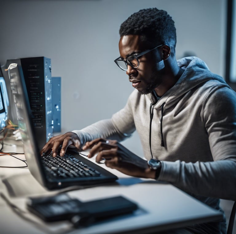 black blue and yellow textile