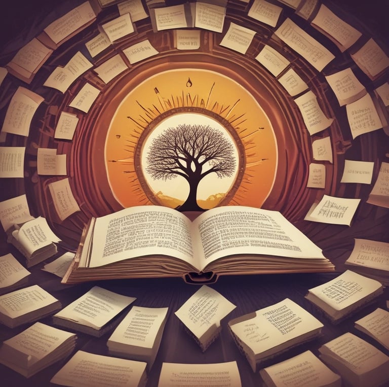 A laptop screen displays a webpage with the title 'ChatGPT Mastery Course'. The page includes sections on Learning, Writing, Money, Marketing, Productivity, and Tools, with various bullet points under each category. The top right shows an open browser tab, and there is a rating section with stars in the top left. Bright icons of various applications are visible at the bottom of the screen.