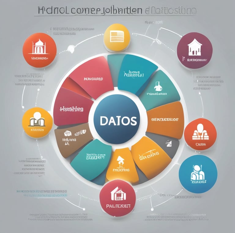 A large brick wall with the word 'BUSINESS' prominently displayed in black letters. The wall is lit by natural daylight, casting gentle shadows along its surface. The ground at the base of the wall has some patches of grass and is bordered by a concrete sidewalk. There are three metal fixtures attached to the lower part of the wall.