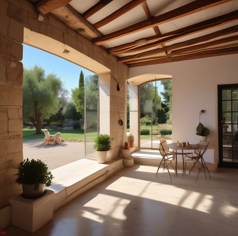 A construction worker reviewing blueprints at a building site.