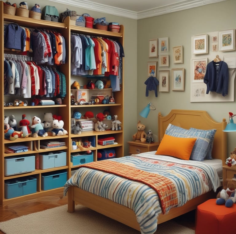 A bunch of toy figurines that are on a table